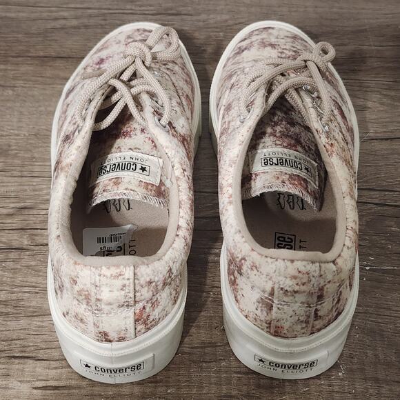 Converse X John Elliot Skid Grip Ox Women's Shoes Sneakers Size 9 Antique White - Picture 8 of 9